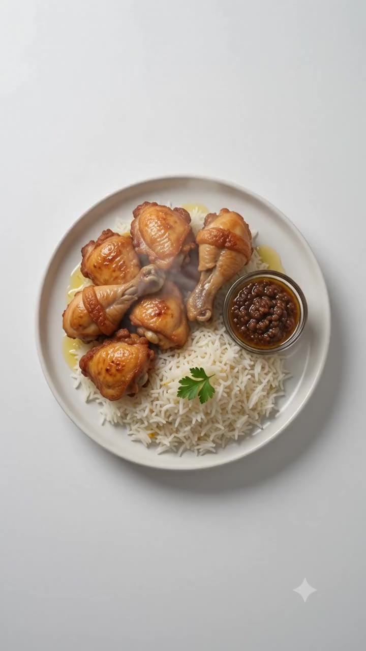 Joojeh kabab plate